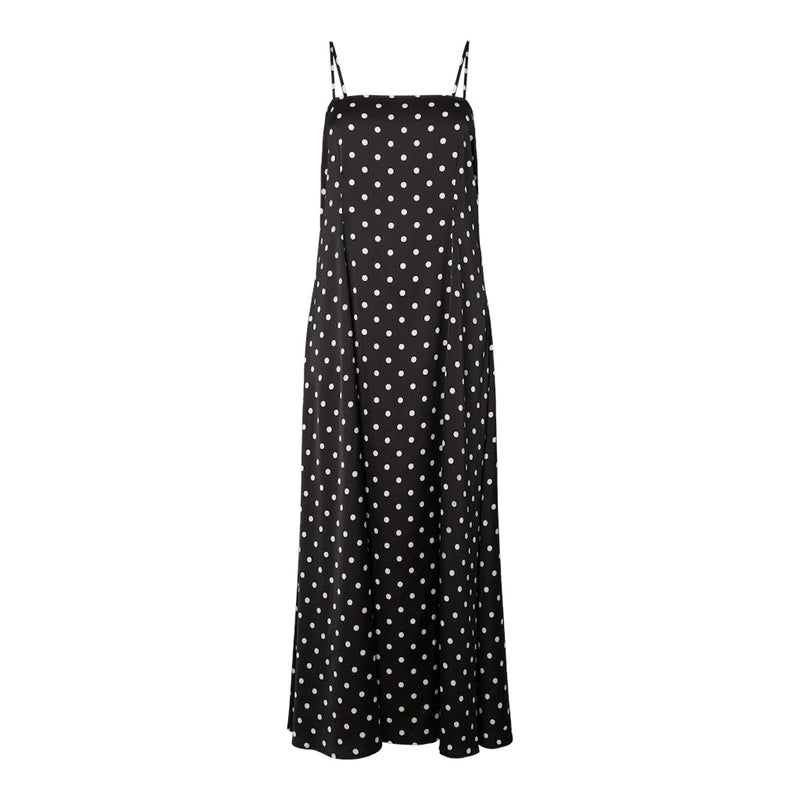 PIECES Pieces dame kjole PCJYTTA Dress Black White Dots