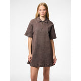 PIECES Pieces dame kjole PCSELMA Dress Hot Fudge