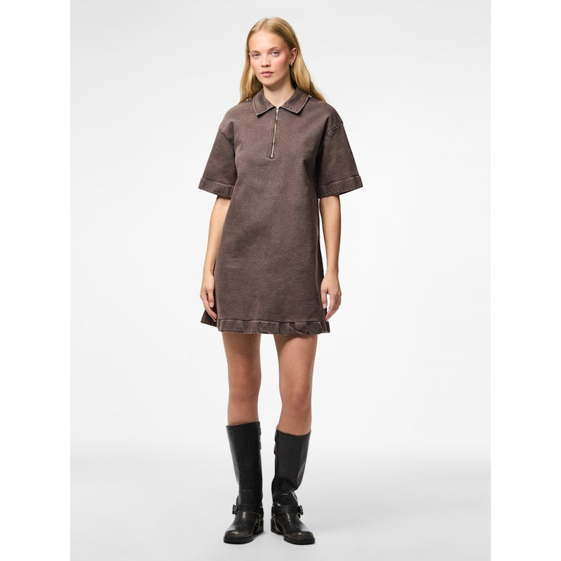 PIECES Pieces dame kjole PCSELMA Dress Hot Fudge