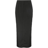 PIECES Pieces dame nederdel PCDIDI Skirt Black Stripes