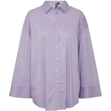 PIECES Pieces dame skjorte PCDESSI Shirt Lavender