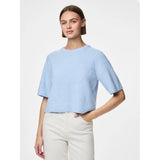 PIECES Pieces dame strik PCSILLY Knit Cashmere Blue MELANGE