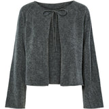PIECES Pieces dame strik cardigan PCJIKO Knit Medium grey melange