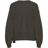 PIECES Pieces dame strik cardigan PCMALOU Knit Hot Fudge