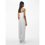 PIECES Pieces dame sweatbukser PCCHILLI Sweatpant Light Grey Melange