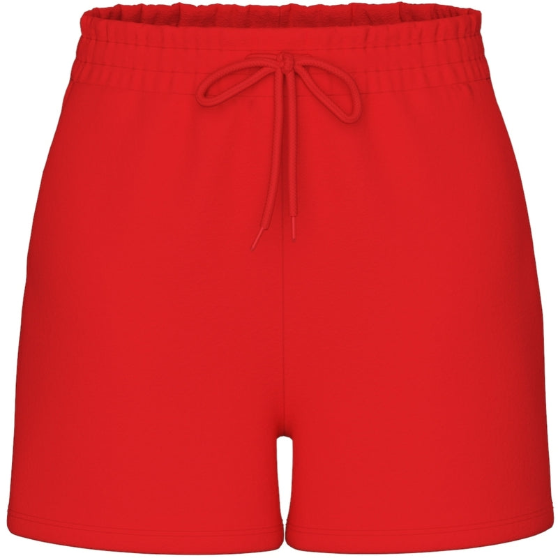 PIECES Pieces dame sweatshorts PCCHILLI SUMMER Shorts Poppy Red