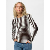 PIECES Pieces dame top PCRUKA Blouse Hot Fudge CLOUD DANCER
