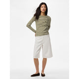 PIECES Pieces dame top PCRUKA Blouse Sphagnum CLOUD DANCER