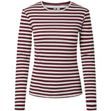 PIECES Pieces dame top PCRUKA Blouse Tawny Port CLOUD DANCER