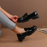 SHOES Rosabel dame loafers YU9T-7 Shoes Black