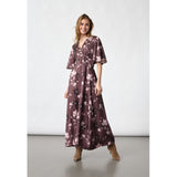 Sisters Point SISTERS POINT dame kjole GISELA Dress Berry Flower