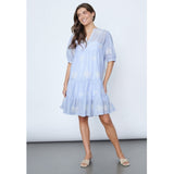 Sisters Point SISTERS POINT dame kjole IBON Dress Blue Stripes