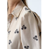 Sisters Point SISTERS POINT dame skjorte ELLA Shirt Champagne Black