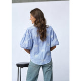 Sisters Point SISTERS POINT dame skjorte ELLA Shirt Blue Stripe