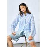 Sisters Point SISTERS POINT dame skjorte IBEA Shirt Blue Stripe