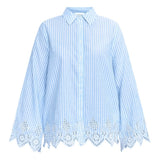 Sisters Point SISTERS POINT dame skjorte IBEA Shirt Blue Stripe