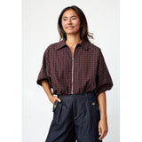 Sisters Point SISTERS POINT dame skjorte NELLY Shirt Berry Check
