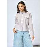 Sisters Point SISTERS POINT dame skjorte VIBEKE Shirt Soft rose check