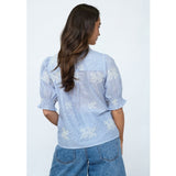 Sisters Point SISTERS POINT dame t-shirt ISOLA T-shirt Blue Stripes