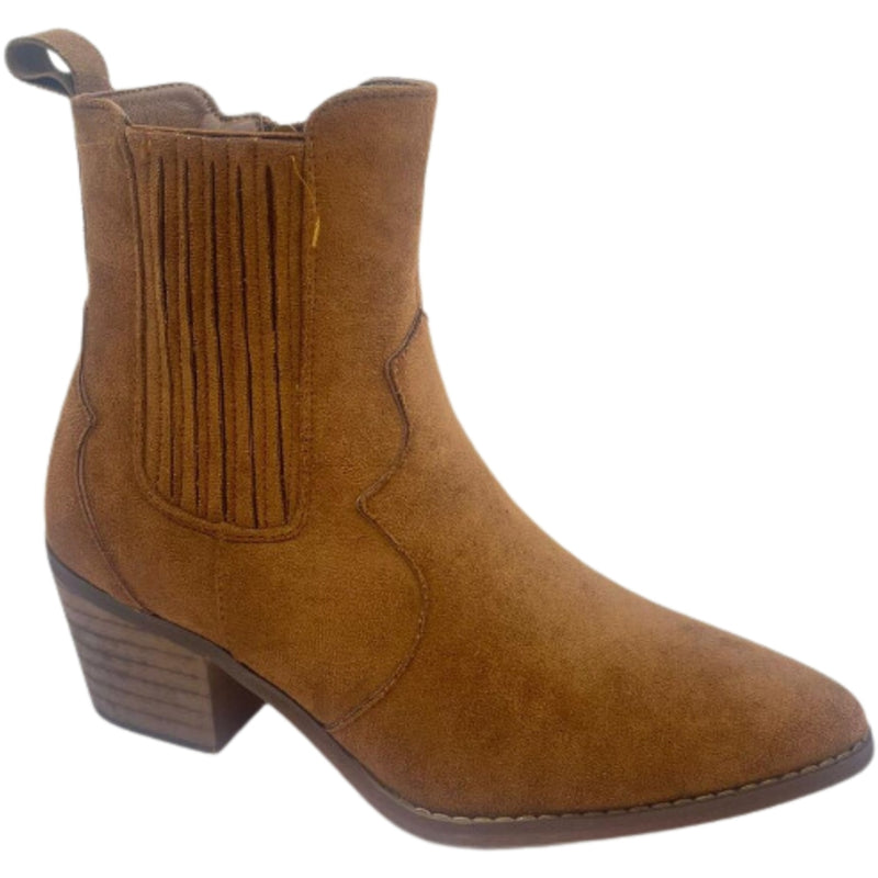 SHOES Sabine dame cowboystøvler 7885 Shoes Camel