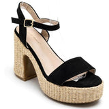 SHOES Sigrid dame plateau 3857 Shoes Black