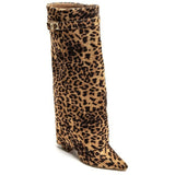 SHOES Sof Dame støvler 9501A Shoes Leopard