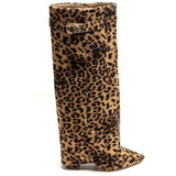 SHOES Sof Dame støvler 9501A Shoes Leopard