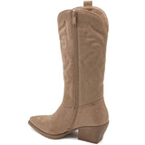 SHOES Talia dame cowboystøvler 5677-1 Shoes Kaki
