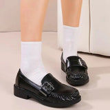 SHOES Thalina dame loafers 17FO-36 Shoes Black