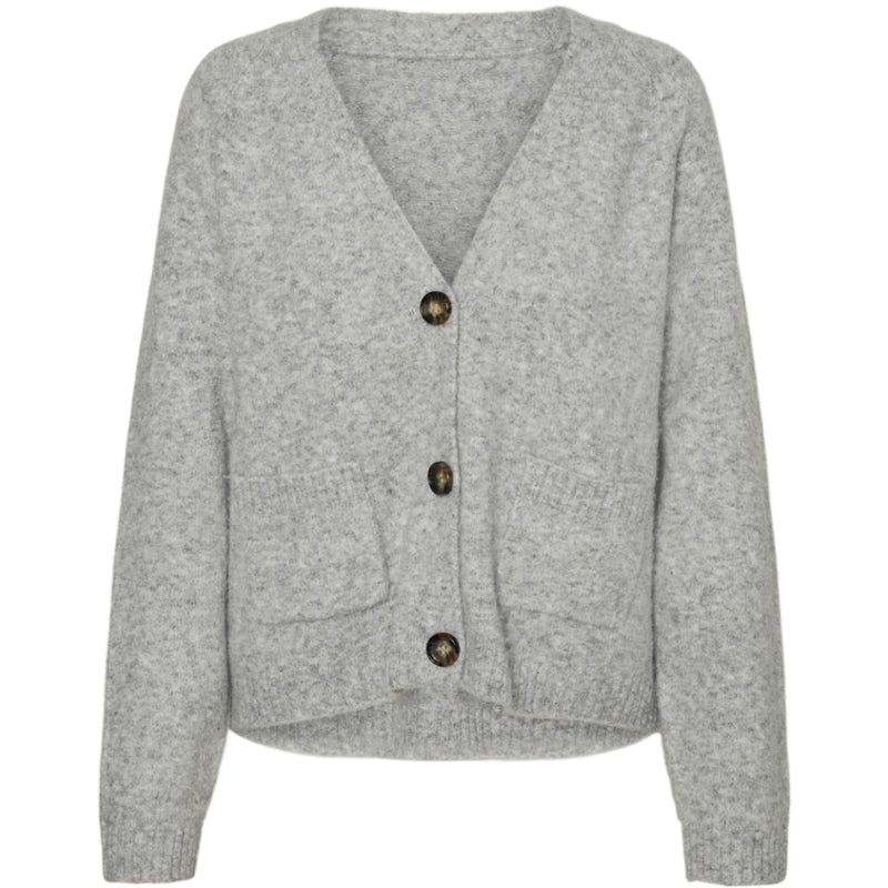 Vero Moda VERO MODA DAME CARDIGAN VMBOOM Cardigan Light Grey Melange