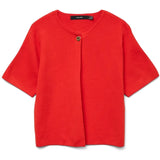 Vero Moda VERO MODA DAME CARDIGAN VMGOLD Restudsalg Fiery Red