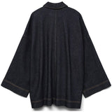 Vero Moda VERO MODA DAME JAKKE AWVERENA Jacket Dark Blue Denim Rinse