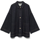 Vero Moda VERO MODA DAME JAKKE AWVERENA Jacket Dark Blue Denim Rinse
