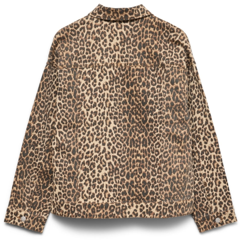Vero Moda VERO MODA DAME JAKKE VMTESSA Jacket Silver Mink LEOPARD
