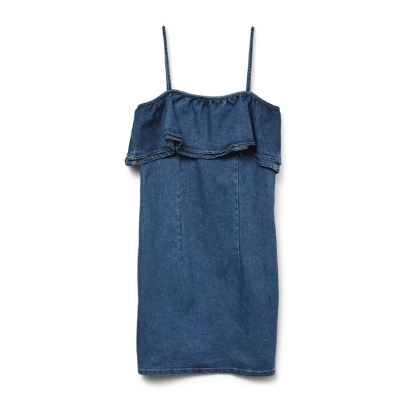 Vero Moda VERO MODA DAME KJOLE VMANNY Dress Medium blue denim