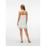 Vero Moda VERO MODA DAME KJOLE VMNOVA Restudsalg Snow white