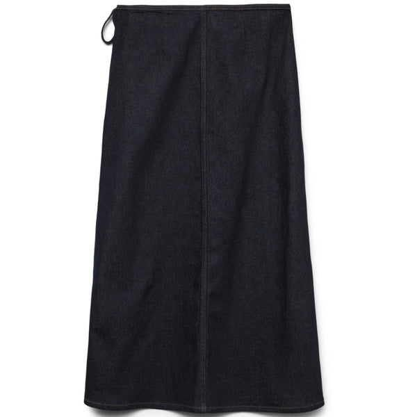 Vero Moda VERO MODA DAME NEDERDEL AWBELLA Skirt Dark Denim RINSE