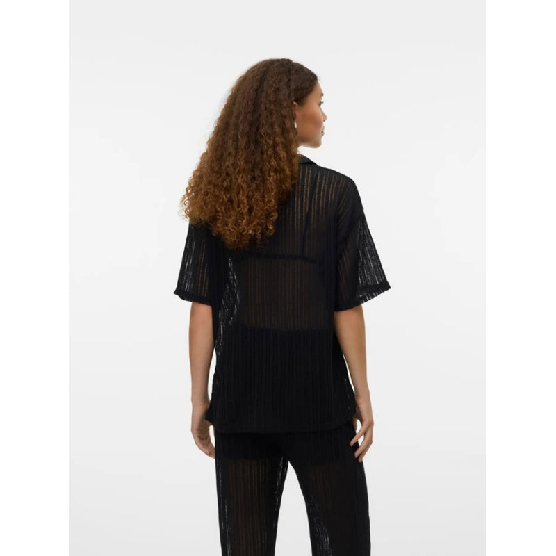 Vero Moda VERO MODA DAME POLO TOP VMCAILEY Shirt Black