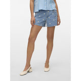 Vero Moda VERO MODA DAME SHORTS VMTESS Shorts Light Blue Denim