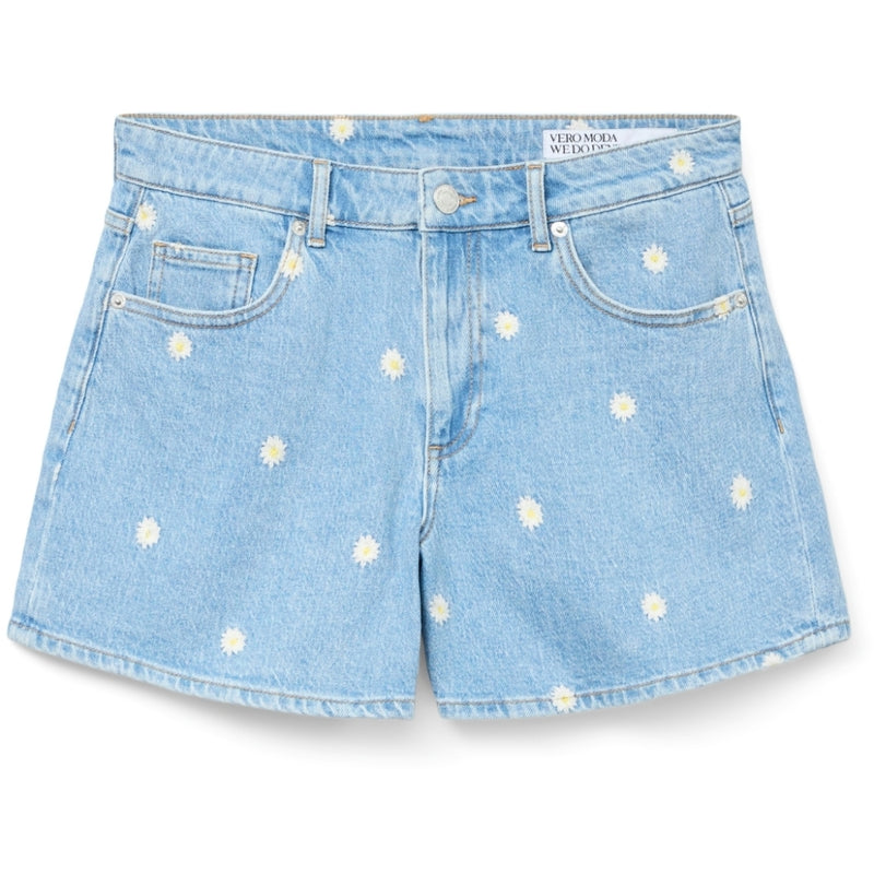 Vero Moda VERO MODA DAME SHORTS VMTESS Shorts Light Blue Denim