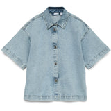 Vero Moda VERO MODA DAME SKJORTE VMTESSA Restudsalg Light Blue Denim