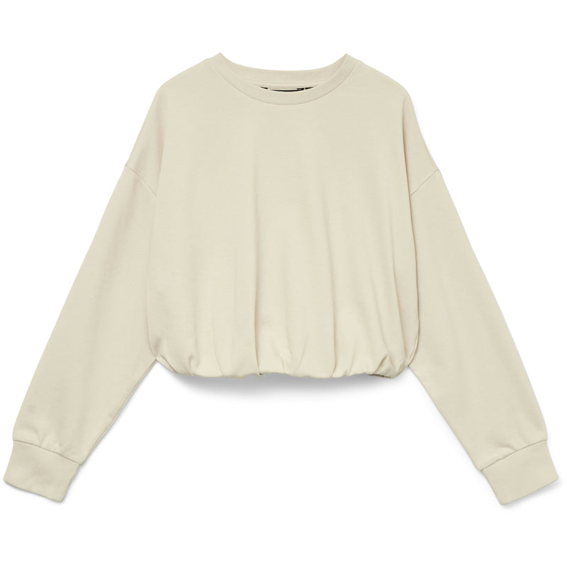 Vero Moda VERO MODA DAME SWEATSHIRT VMVIANA Sweatshirt Oatmeal