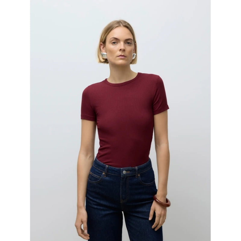 Vero Moda VERO MODA DAME T-SHIRT AWIRWINA T-shirt Zinfandel
