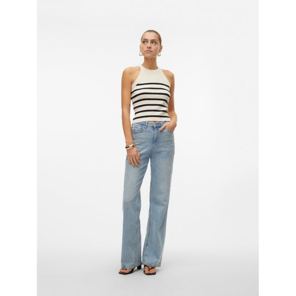 Vero Moda VERO MODA DAME TOP VMSABA Top Birch Stripes black