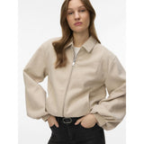 Vero Moda VERO MODA Dame Jakke VMMaddie Jacket Oatmeal MELANGE