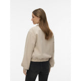 Vero Moda VERO MODA Dame Jakke VMMaddie Jacket Oatmeal MELANGE
