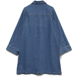 Vero Moda VERO MODA Dame Kjole VMFindo Dress Medium blue denim