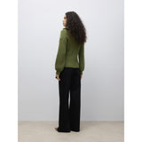 Vero Moda VERO MODA Dame Pullover Awulla LS High Half-Zip Knit Knit calliste green