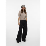 Vero Moda VERO MODA Dame Pullover VMDoffy Knit Moon Rock MELANGE