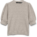 Vero Moda VERO MODA Dame Pullover VMDoffy Knit Moon Rock MELANGE
